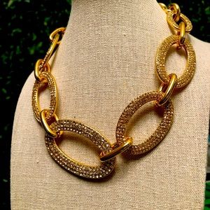 J. Crew Gold and Silver Statement Necklace